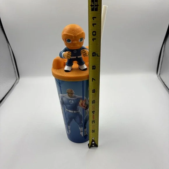 Marvel Fantastic Four The Thing 32oz Blue Movie Theater Plastic Tumbler Cup - Picture 10 of 10